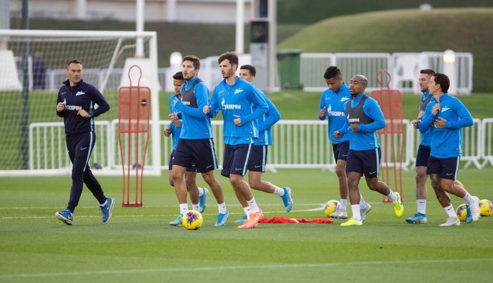 «Газпром»-тренировочные сборы в Катаре: 15 января, вечерняя тренировка