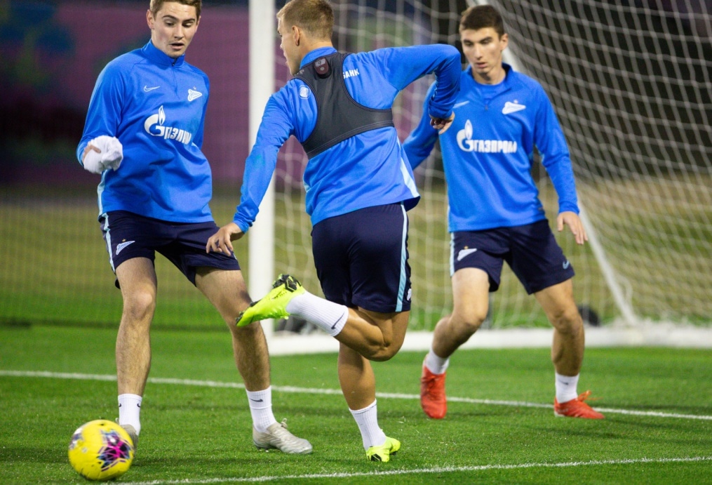 «Газпром»-тренировочные сборы в Катаре: 15 января, вечерняя тренировка