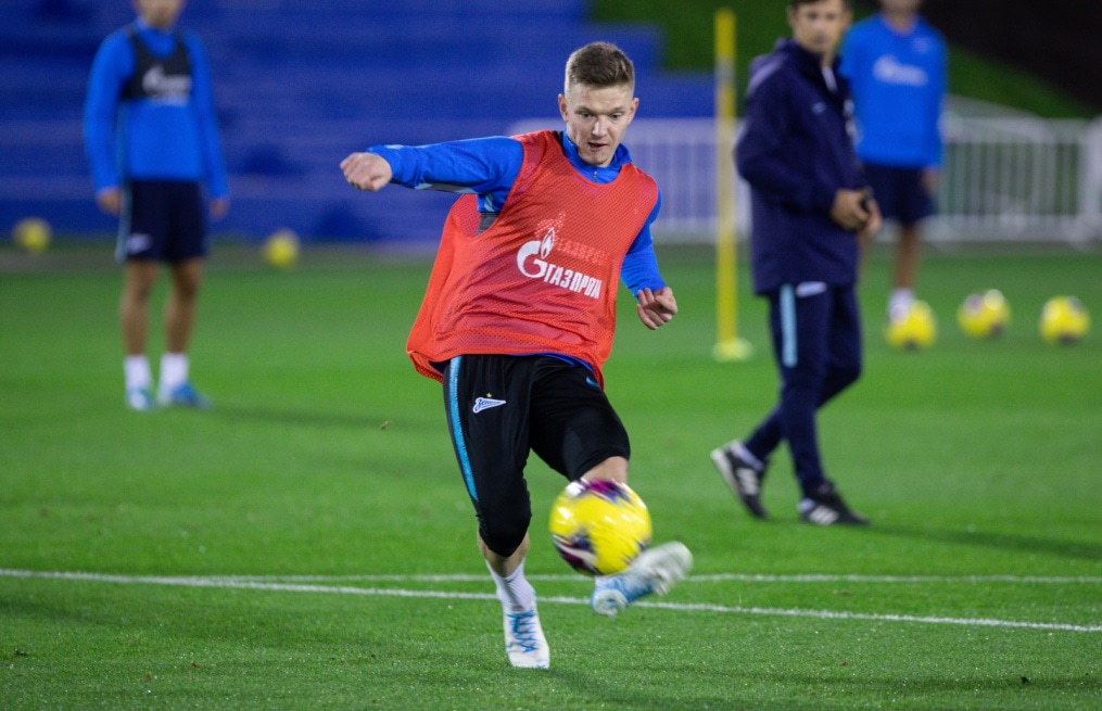 «Газпром»-тренировочные сборы в Катаре: 15 января, вечерняя тренировка
