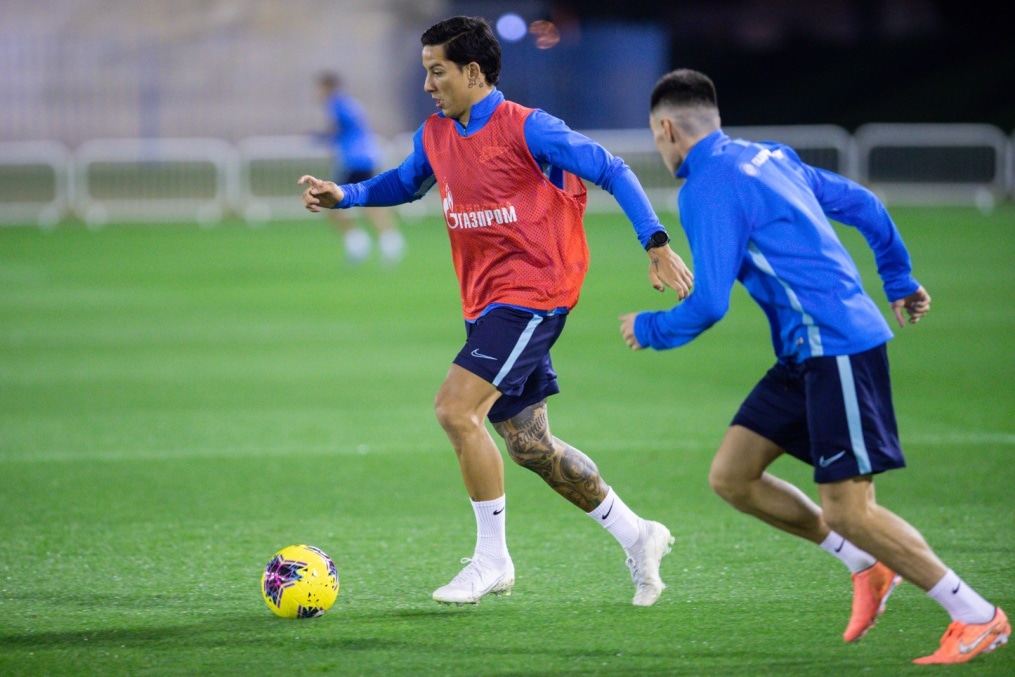 «Газпром»-тренировочные сборы в Катаре: 15 января, вечерняя тренировка