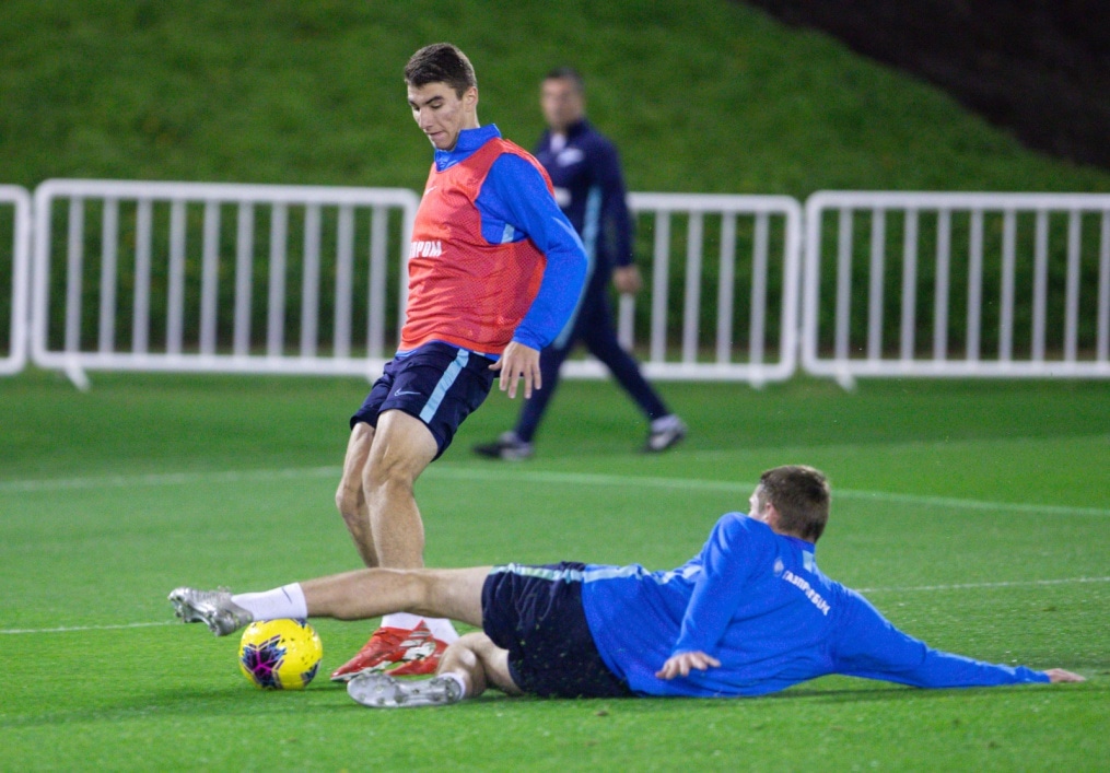 «Газпром»-тренировочные сборы в Катаре: 15 января, вечерняя тренировка