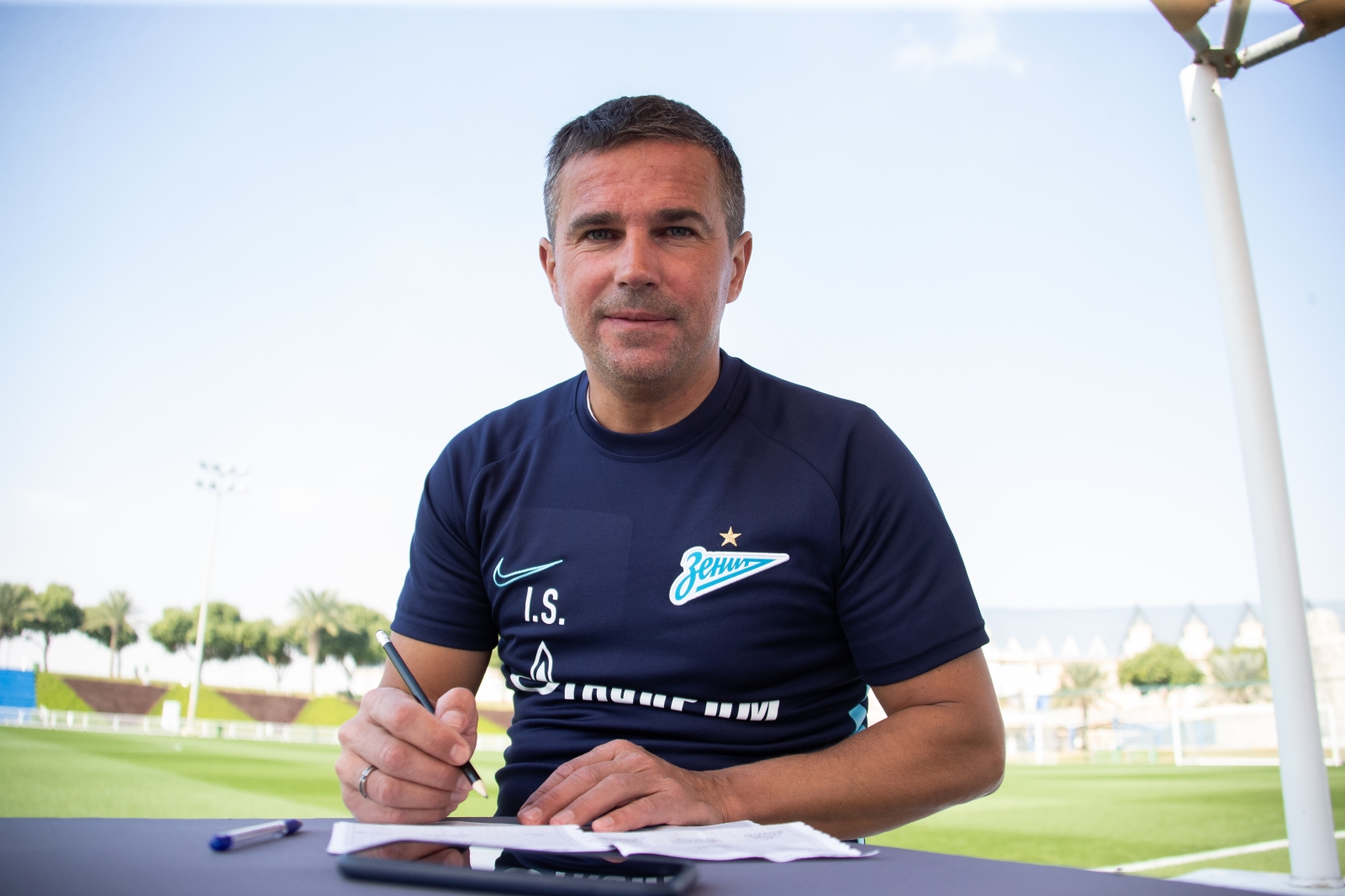 «Газпром»-тренировочные сборы в Катаре: 16 января, утренняя тренировка