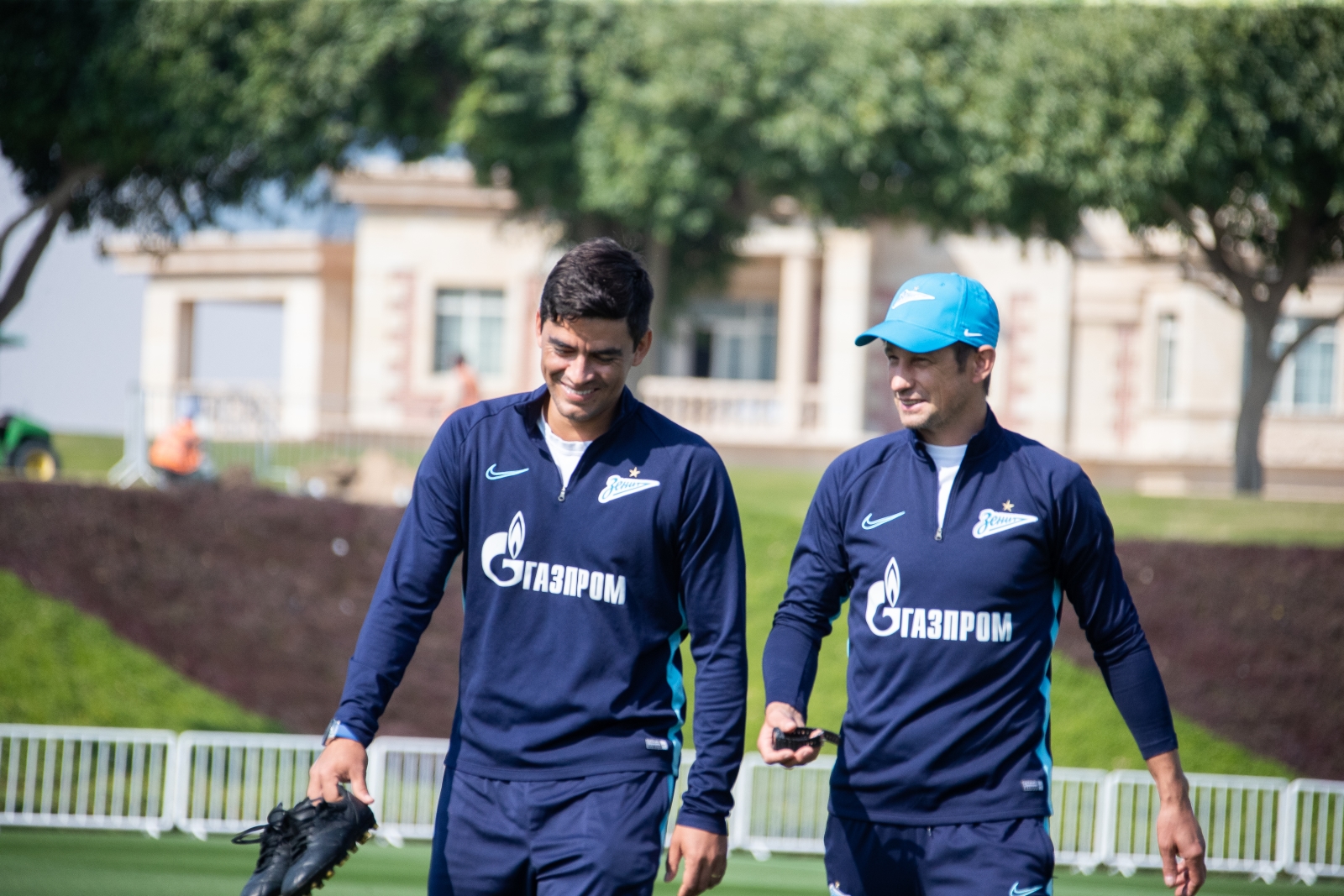 «Газпром»-тренировочные сборы в Катаре: 16 января, утренняя тренировка