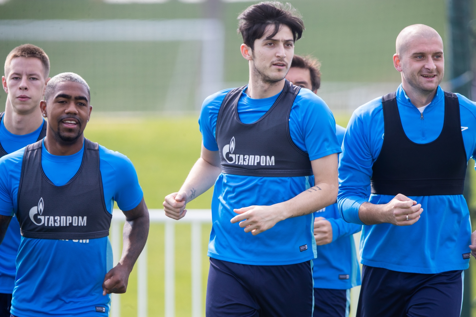 «Газпром»-тренировочные сборы в Катаре: 16 января, утренняя тренировка