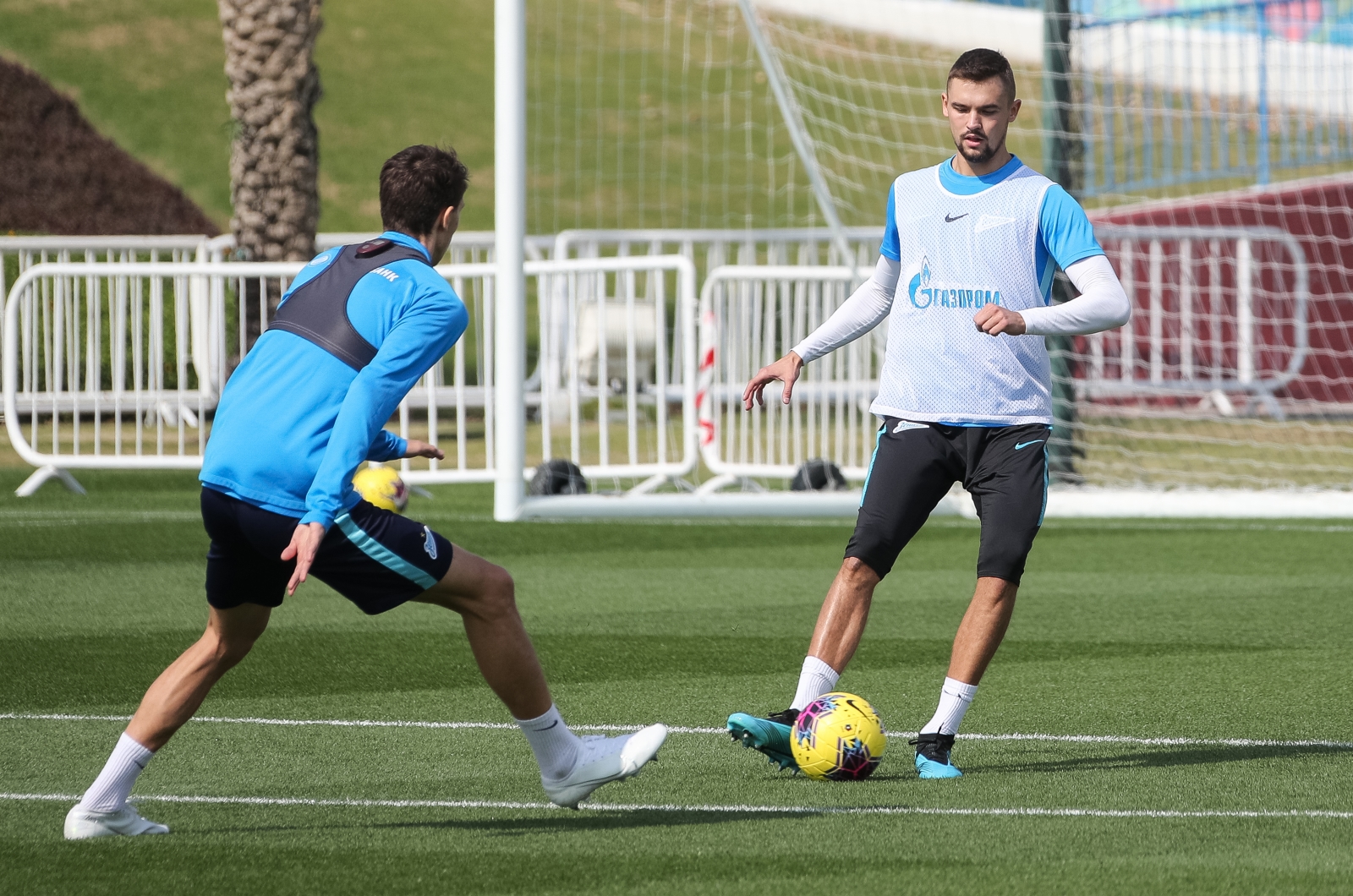 «Газпром»-тренировочные сборы в Катаре: 16 января, утренняя тренировка