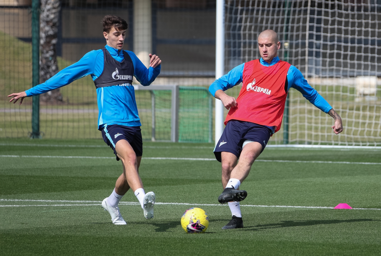 «Газпром»-тренировочные сборы в Катаре: 16 января, утренняя тренировка