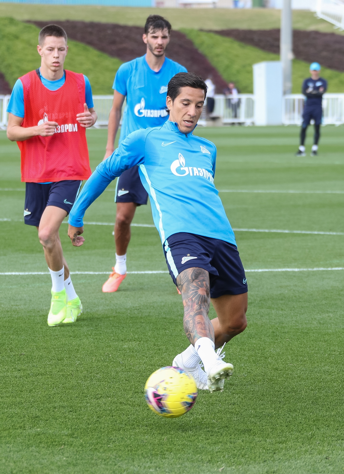 «Газпром»-тренировочные сборы в Катаре: 16 января, утренняя тренировка