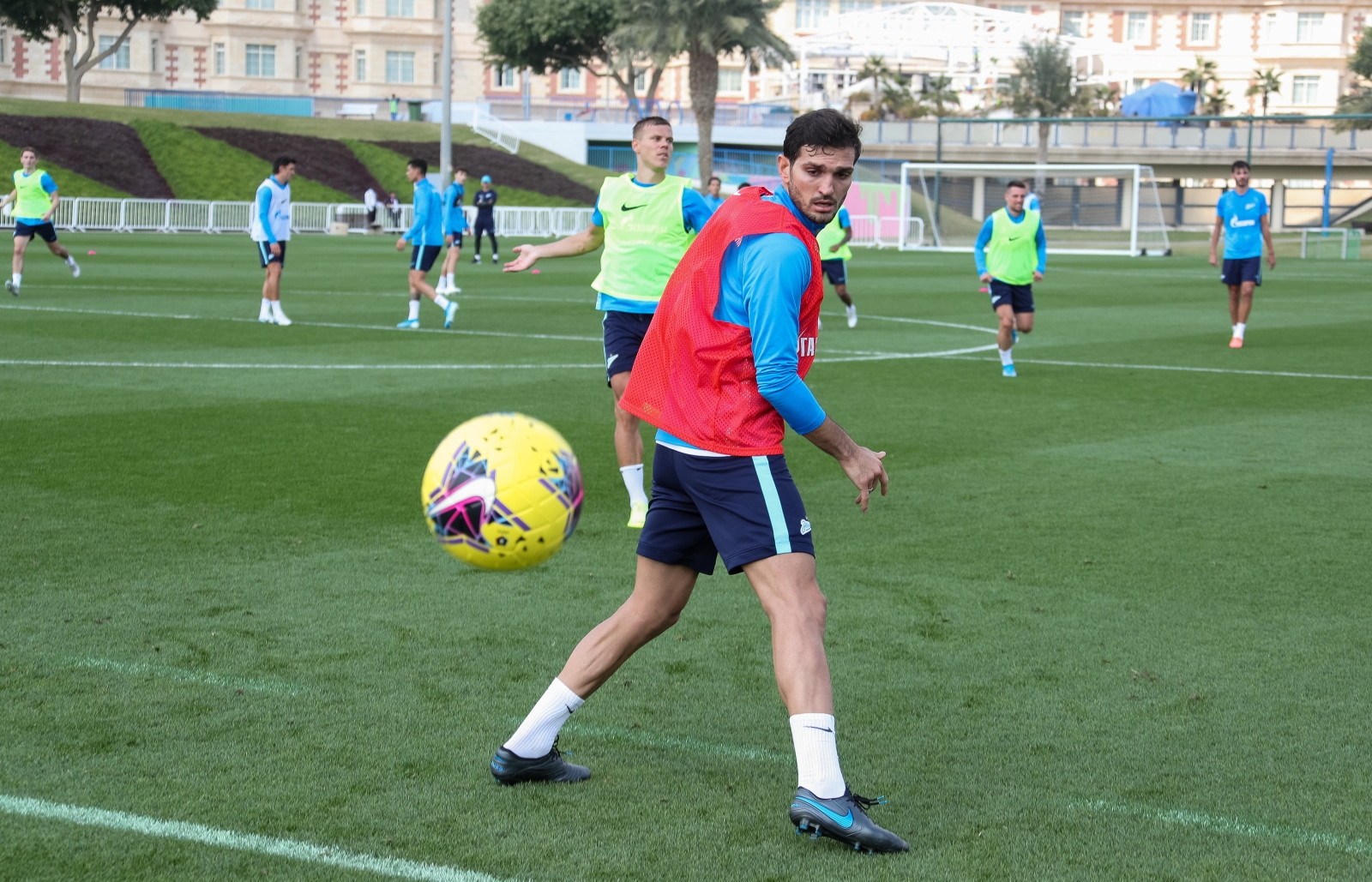 «Газпром»-тренировочные сборы в Катаре: 16 января, утренняя тренировка