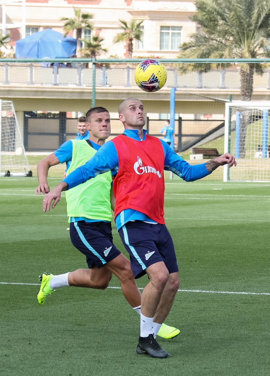 «Газпром»-тренировочные сборы в Катаре: 16 января, утренняя тренировка