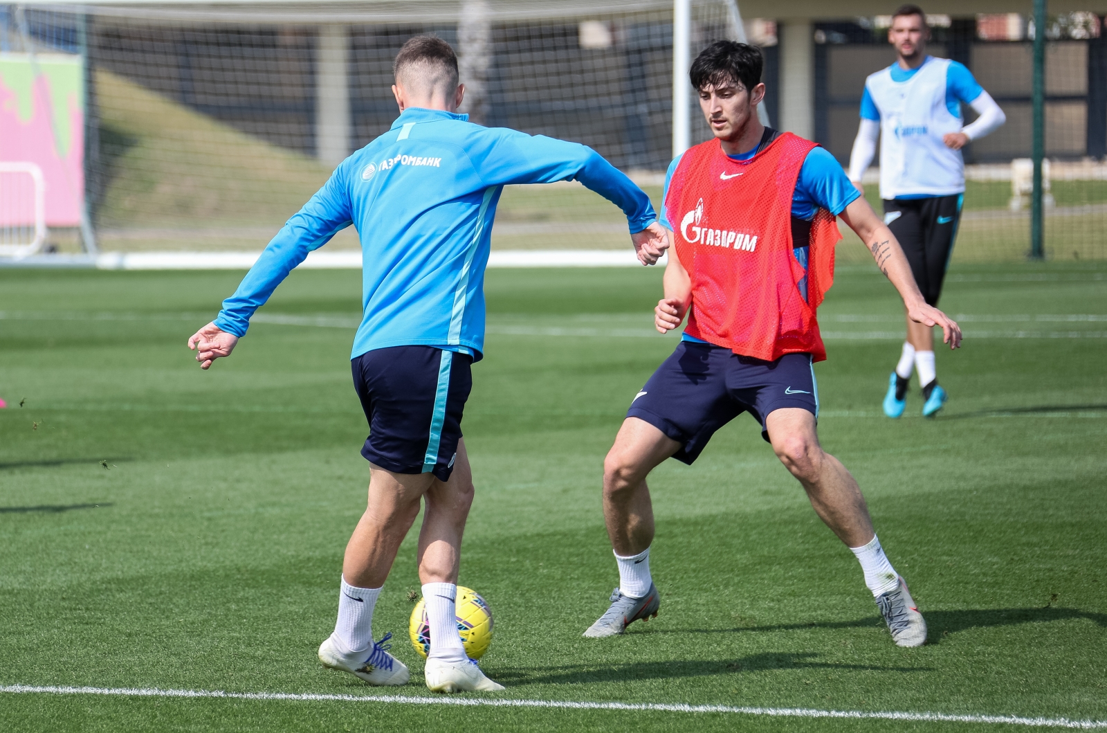 «Газпром»-тренировочные сборы в Катаре: 16 января, утренняя тренировка