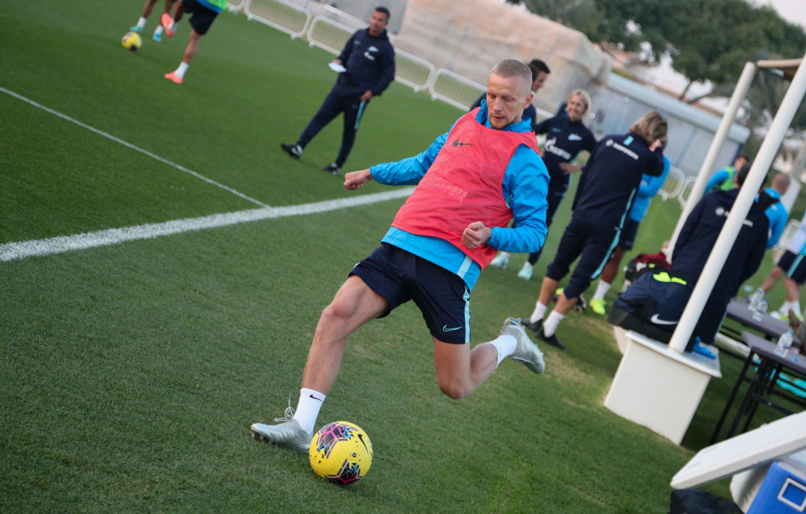 «Газпром»-тренировочные сборы в Катаре: 16 января, вечерняя тренировка