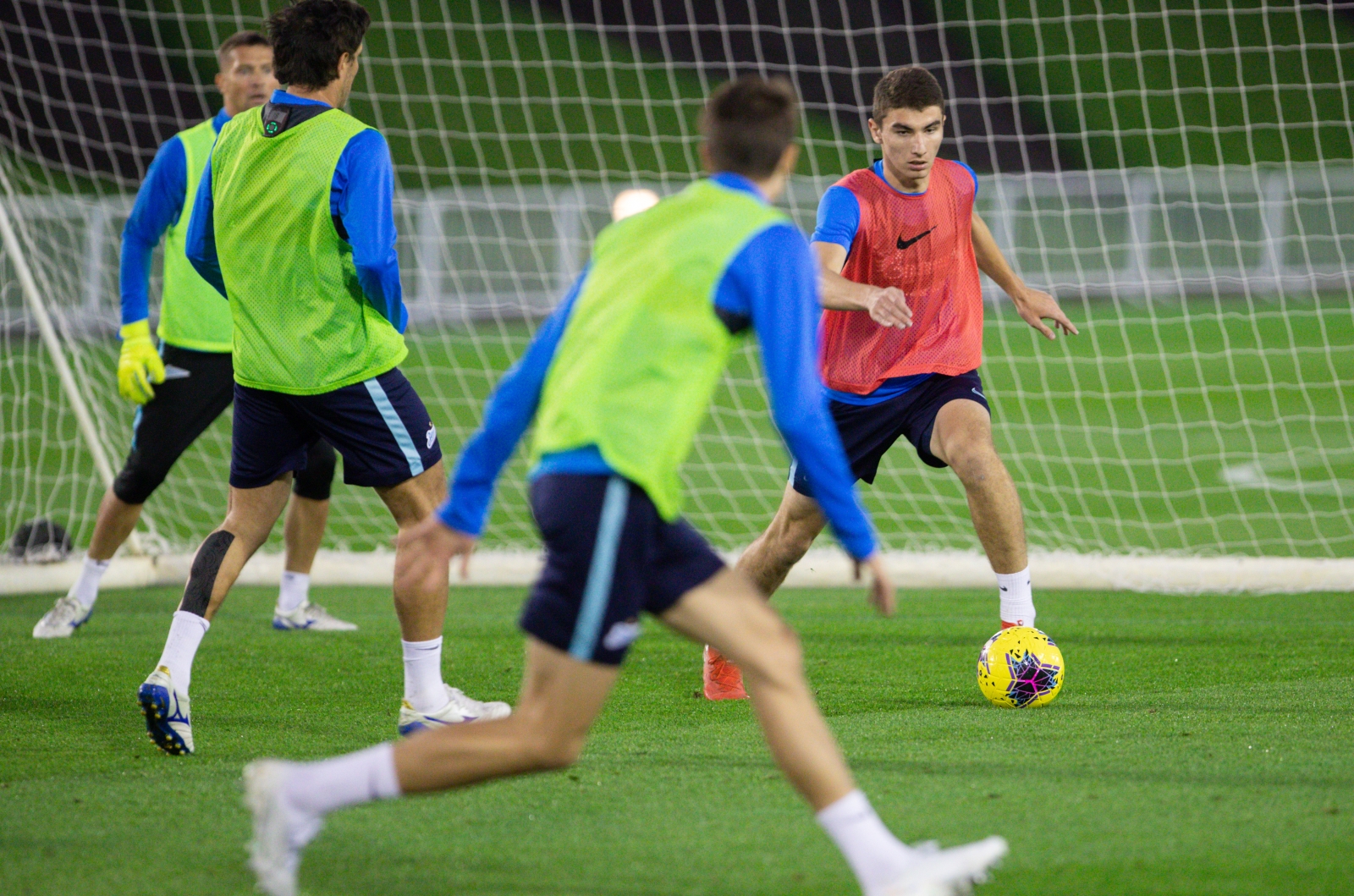 «Газпром»-тренировочные сборы в Катаре: 16 января, вечерняя тренировка