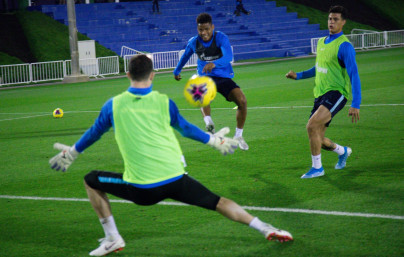 «Газпром»-тренировочные сборы в Катаре: 16 января, вечерняя тренировка