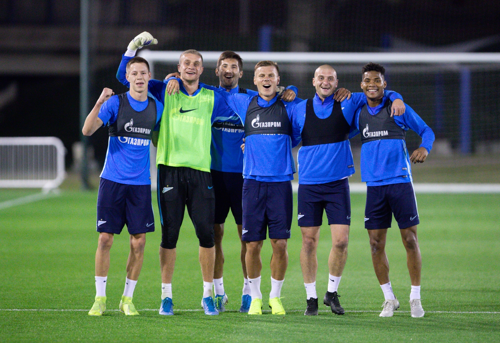 «Газпром»-тренировочные сборы в Катаре: 16 января, вечерняя тренировка