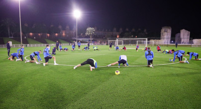«Газпром»-тренировочные сборы в Катаре: 16 января, вечерняя тренировка