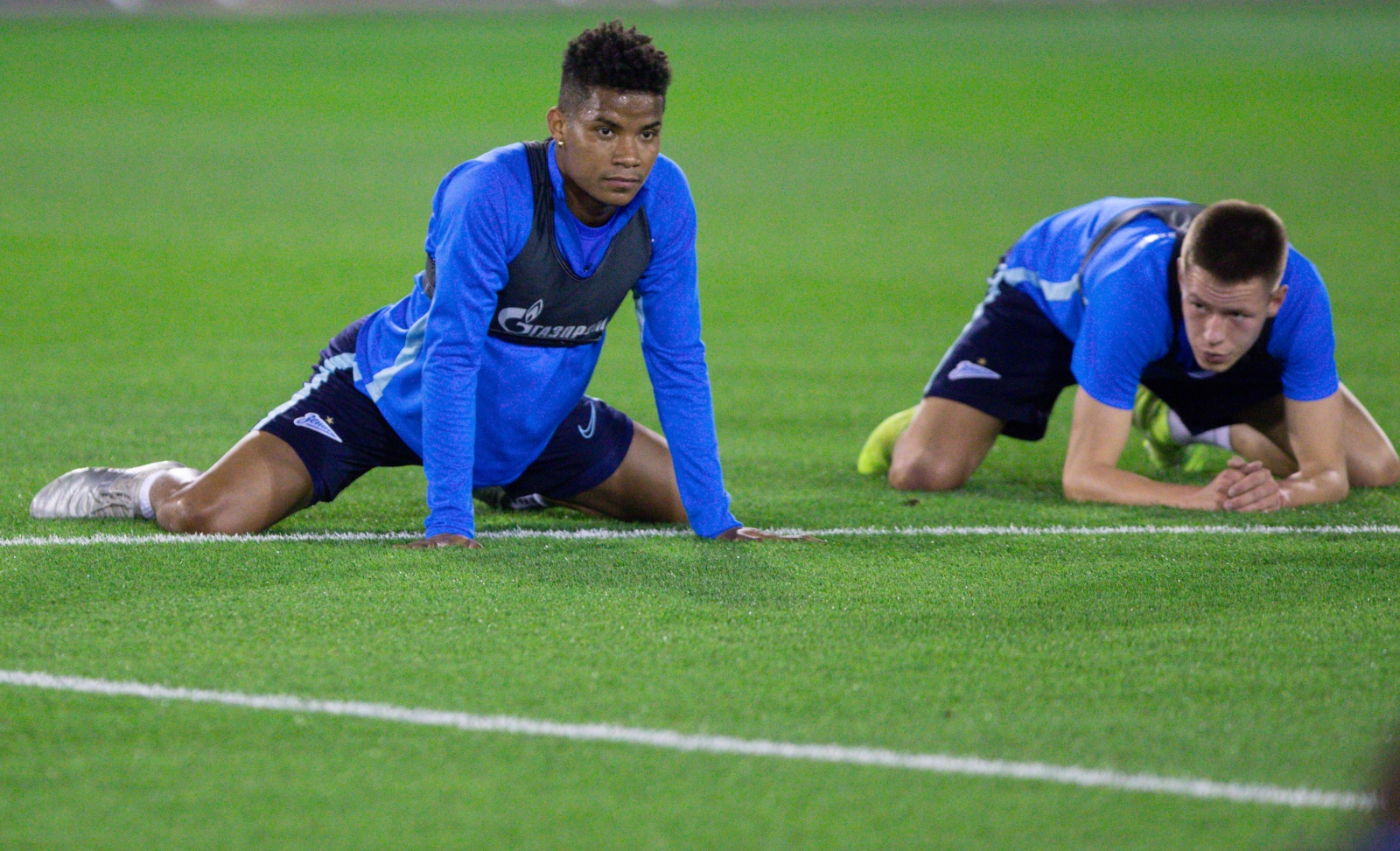 «Газпром»-тренировочные сборы в Катаре: 16 января, вечерняя тренировка