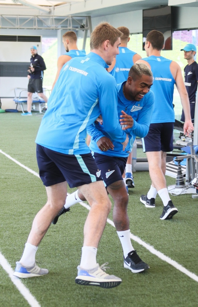 «Газпром»-тренировочные сборы в Катаре: 17 января, утренняя тренировка