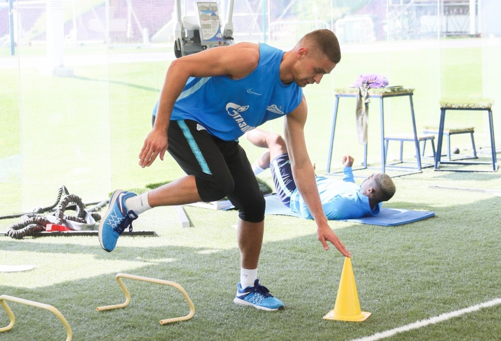 «Газпром»-тренировочные сборы в Катаре: 17 января, утренняя тренировка