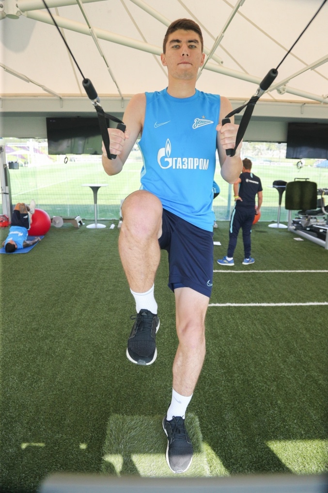 «Газпром»-тренировочные сборы в Катаре: 17 января, утренняя тренировка