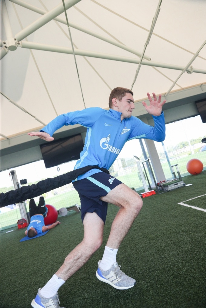 «Газпром»-тренировочные сборы в Катаре: 17 января, утренняя тренировка