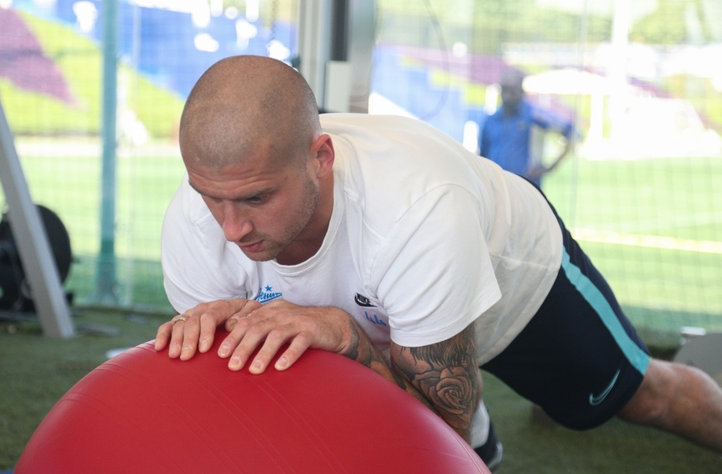 «Газпром»-тренировочные сборы в Катаре: 17 января, утренняя тренировка