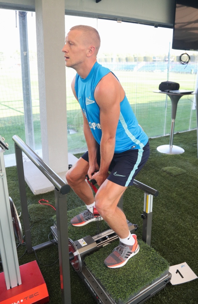 «Газпром»-тренировочные сборы в Катаре: 17 января, утренняя тренировка