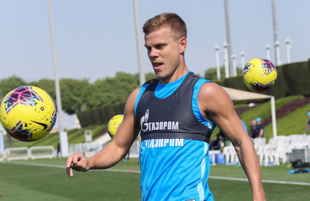 «Газпром»-тренировочные сборы в Катаре: 17 января, утренняя тренировка