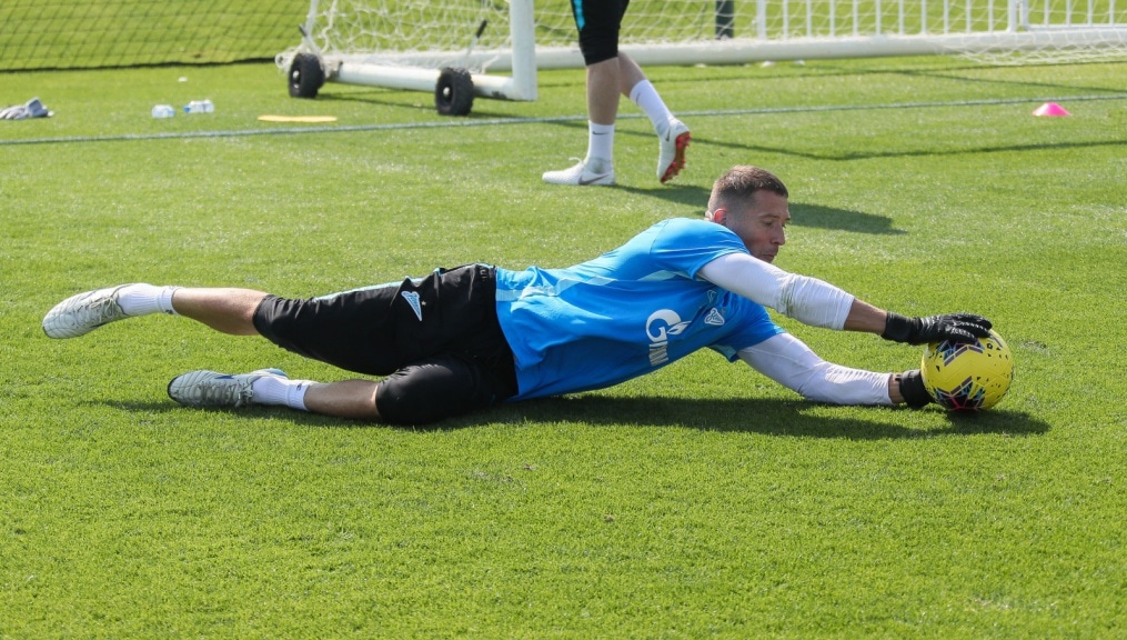 «Газпром»-тренировочные сборы в Катаре: 17 января, утренняя тренировка