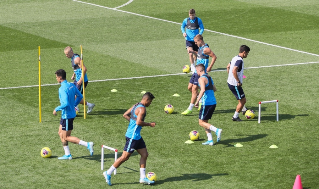 «Газпром»-тренировочные сборы в Катаре: 17 января, утренняя тренировка
