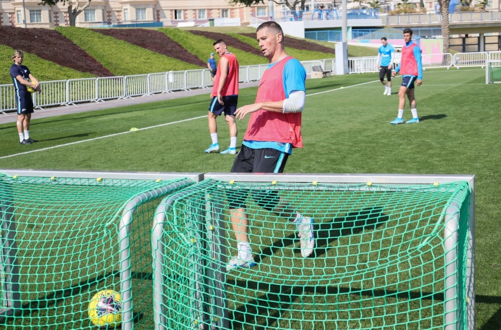 «Газпром»-тренировочные сборы в Катаре: 17 января, утренняя тренировка