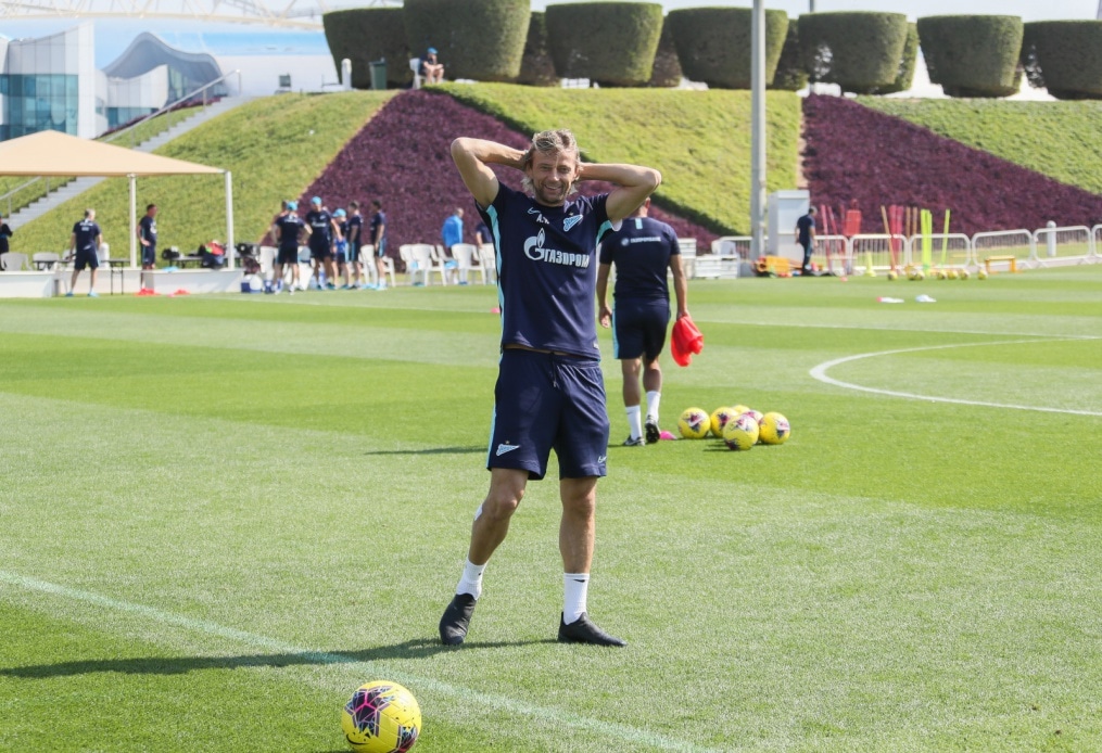 «Газпром»-тренировочные сборы в Катаре: 17 января, утренняя тренировка