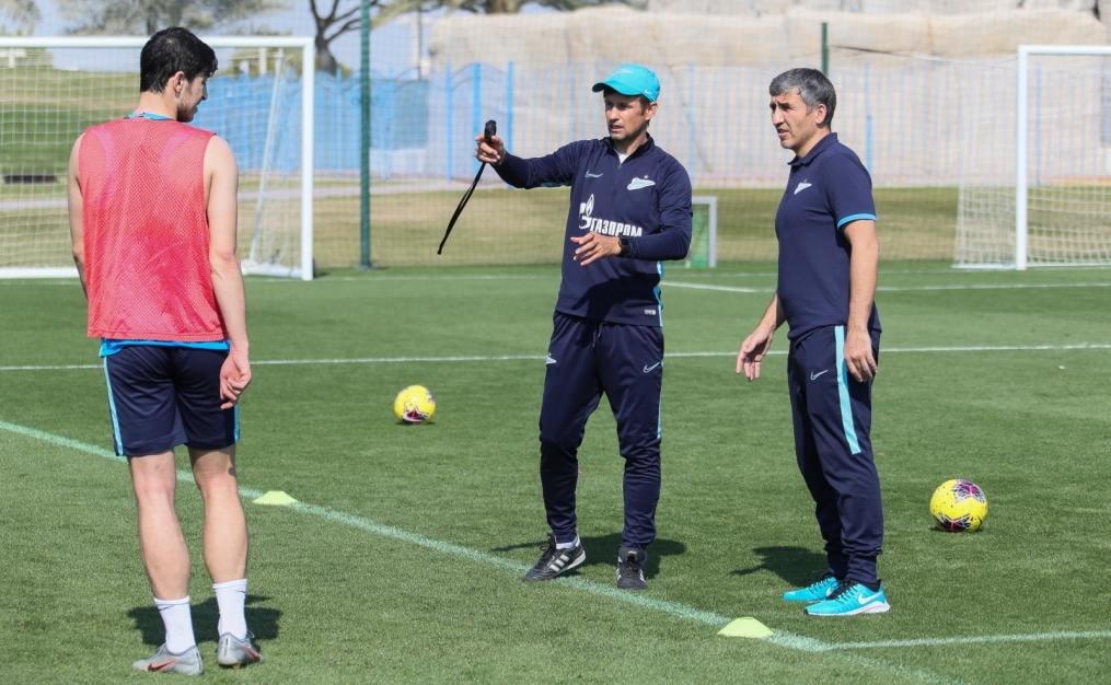 «Газпром»-тренировочные сборы в Катаре: 17 января, утренняя тренировка