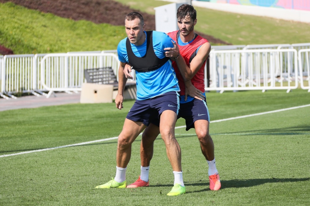 «Газпром»-тренировочные сборы в Катаре: 17 января, утренняя тренировка