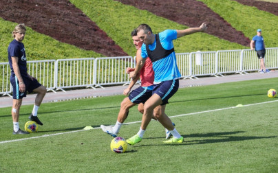 «Газпром»-тренировочные сборы в Катаре: 17 января, утренняя тренировка