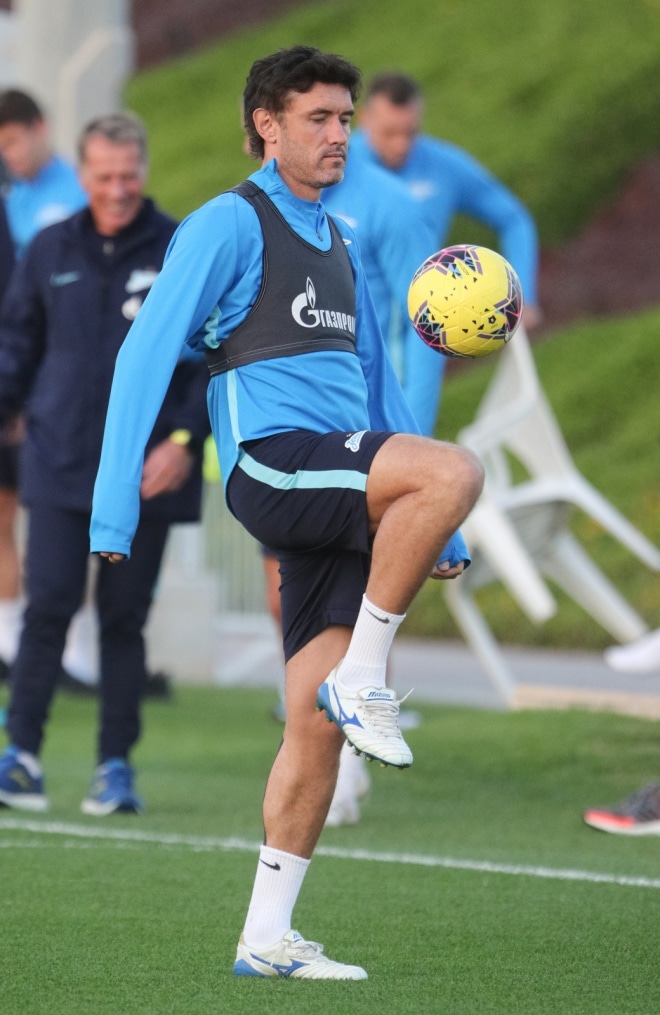 «Газпром»-тренировочные сборы в Катаре: 18 января, вечерняя тренировка