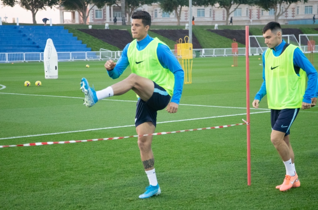 «Газпром»-тренировочные сборы в Катаре: 18 января, вечерняя тренировка