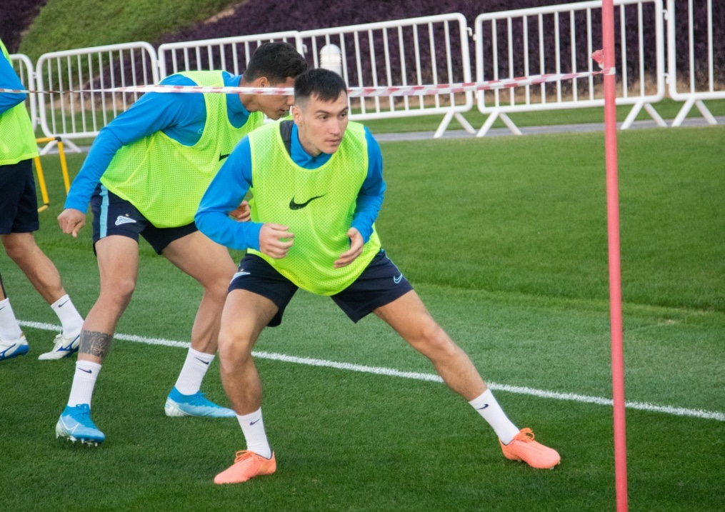 «Газпром»-тренировочные сборы в Катаре: 18 января, вечерняя тренировка