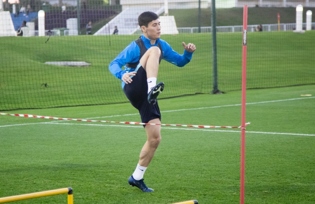 «Газпром»-тренировочные сборы в Катаре: 18 января, вечерняя тренировка