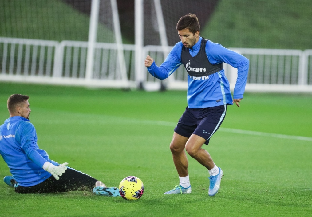 «Газпром»-тренировочные сборы в Катаре: 18 января, вечерняя тренировка