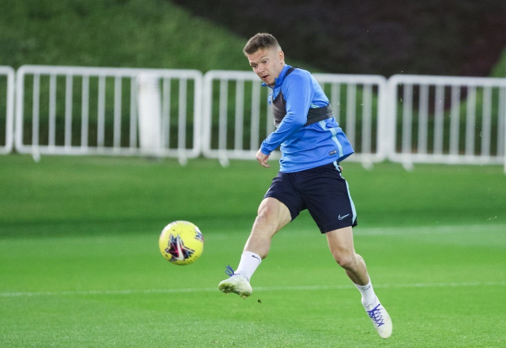 «Газпром»-тренировочные сборы в Катаре: 18 января, вечерняя тренировка