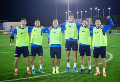 «Газпром»-тренировочные сборы в Катаре: 18 января, вечерняя тренировка