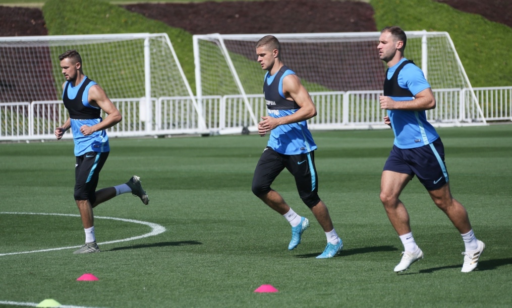 «Газпром»-тренировочные сборы в Катаре: 19 января, утренняя тренировка