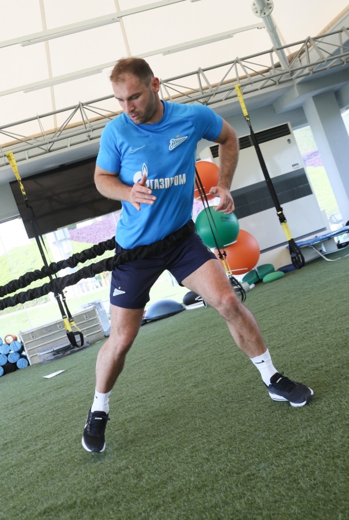 «Газпром»-тренировочные сборы в Катаре: 19 января, утренняя тренировка