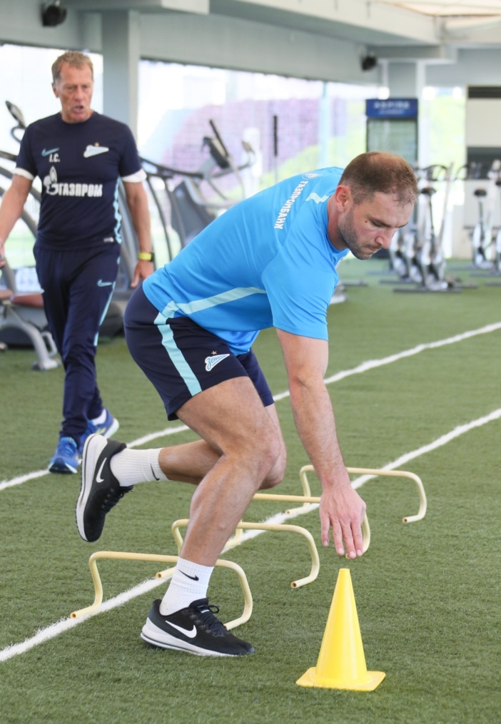 «Газпром»-тренировочные сборы в Катаре: 19 января, утренняя тренировка