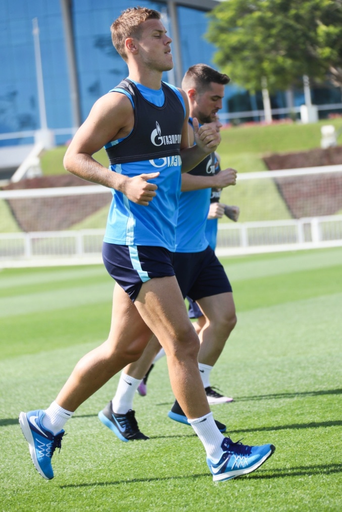 «Газпром»-тренировочные сборы в Катаре: 19 января, утренняя тренировка