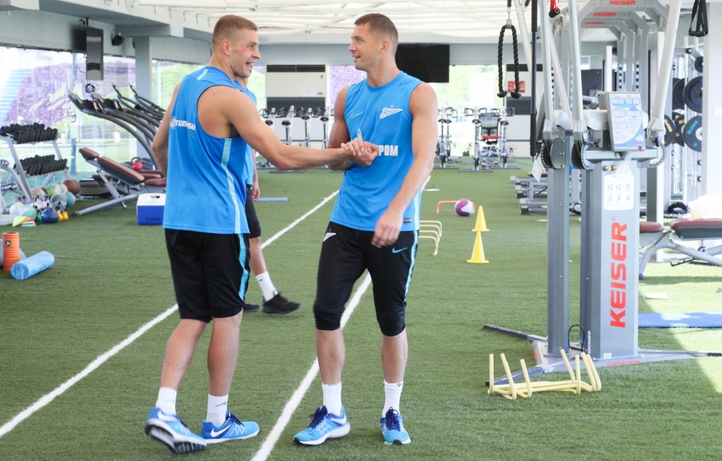 «Газпром»-тренировочные сборы в Катаре: 19 января, утренняя тренировка