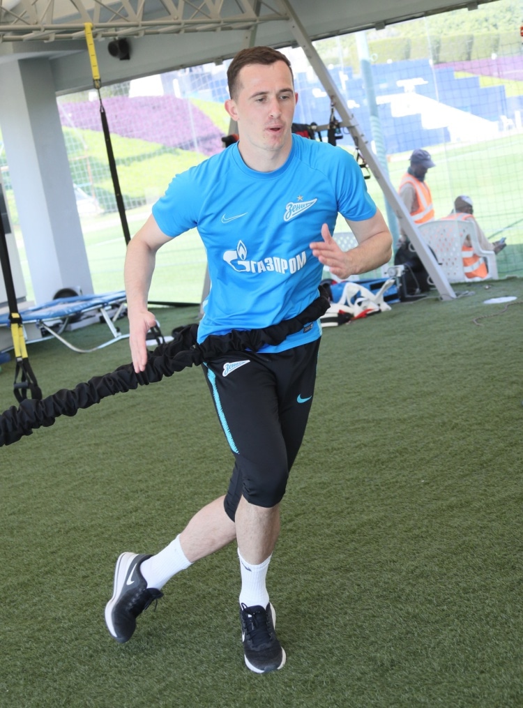 «Газпром»-тренировочные сборы в Катаре: 19 января, утренняя тренировка