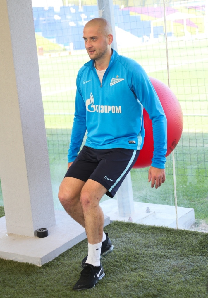 «Газпром»-тренировочные сборы в Катаре: 19 января, утренняя тренировка