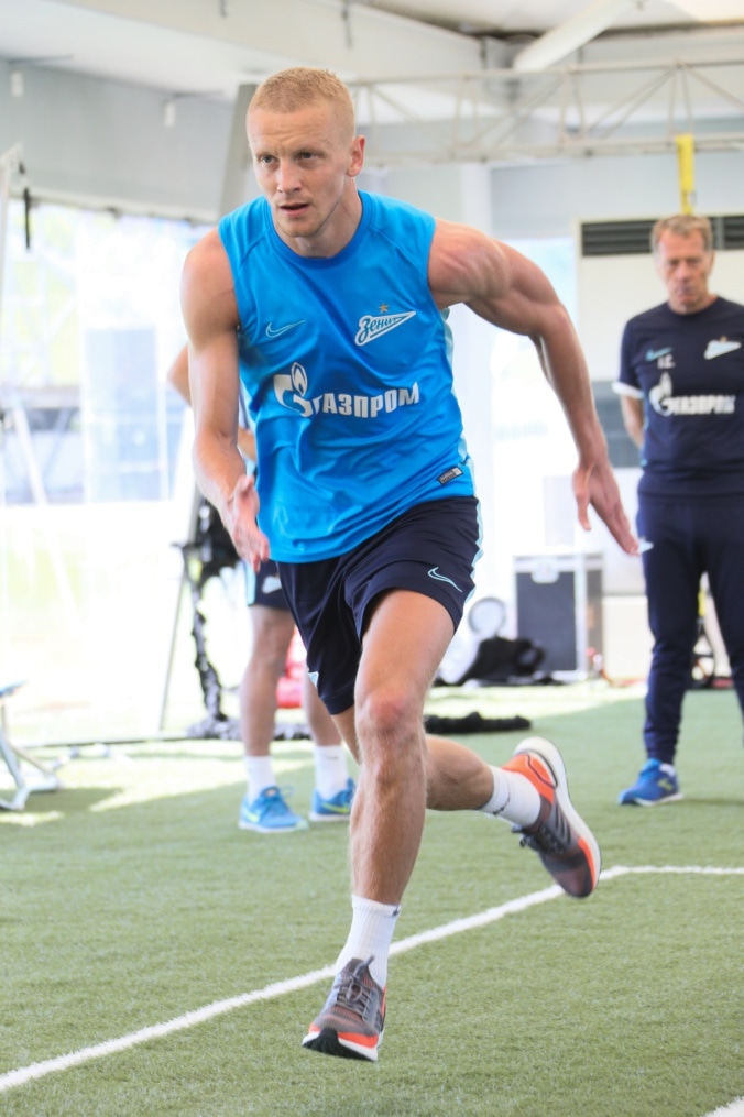 «Газпром»-тренировочные сборы в Катаре: 19 января, утренняя тренировка