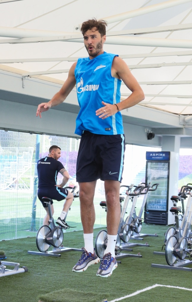 «Газпром»-тренировочные сборы в Катаре: 19 января, утренняя тренировка